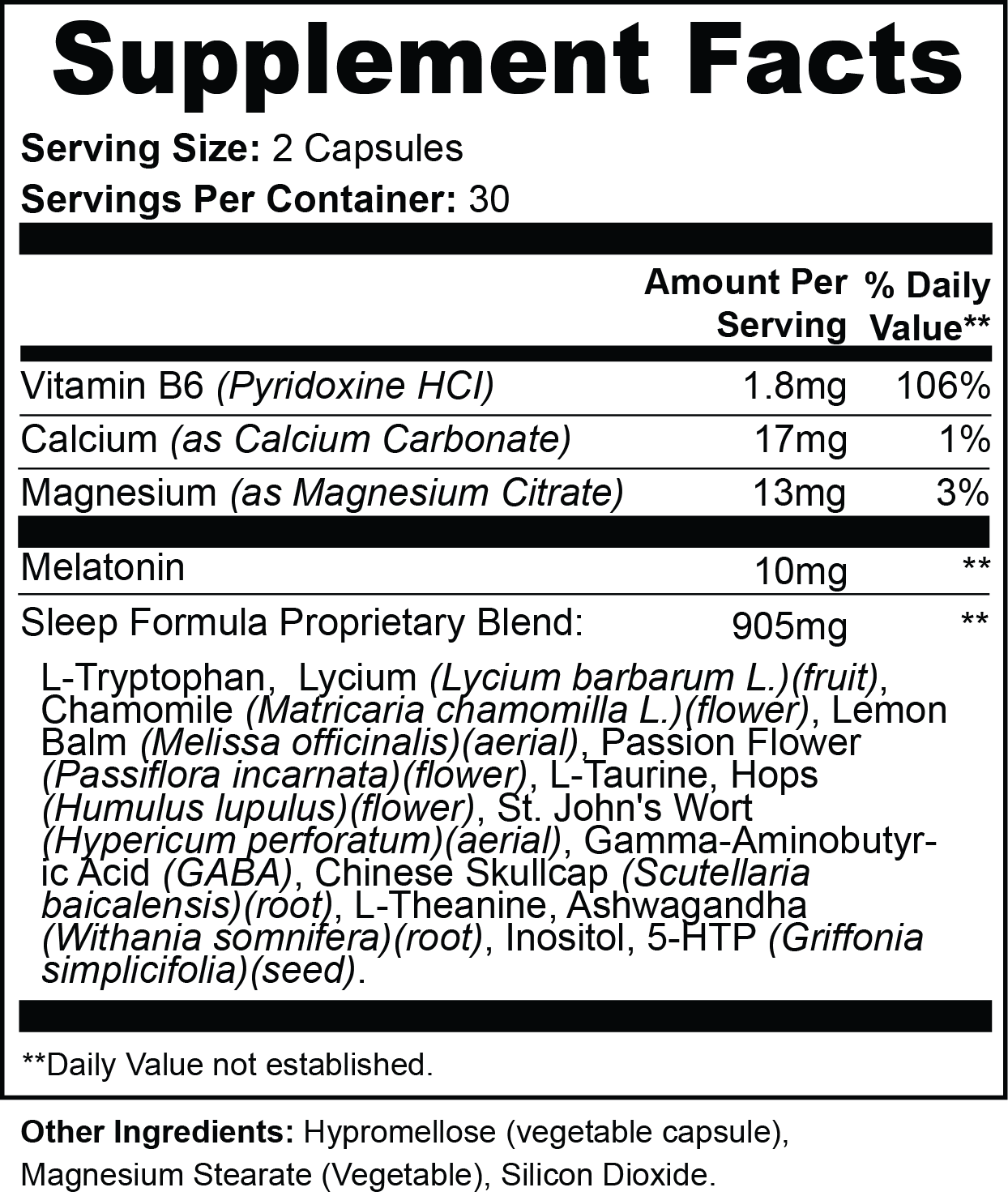 RestX – Sleep Wellness Support | Nighttime Relaxation Capsules | Warden Armor