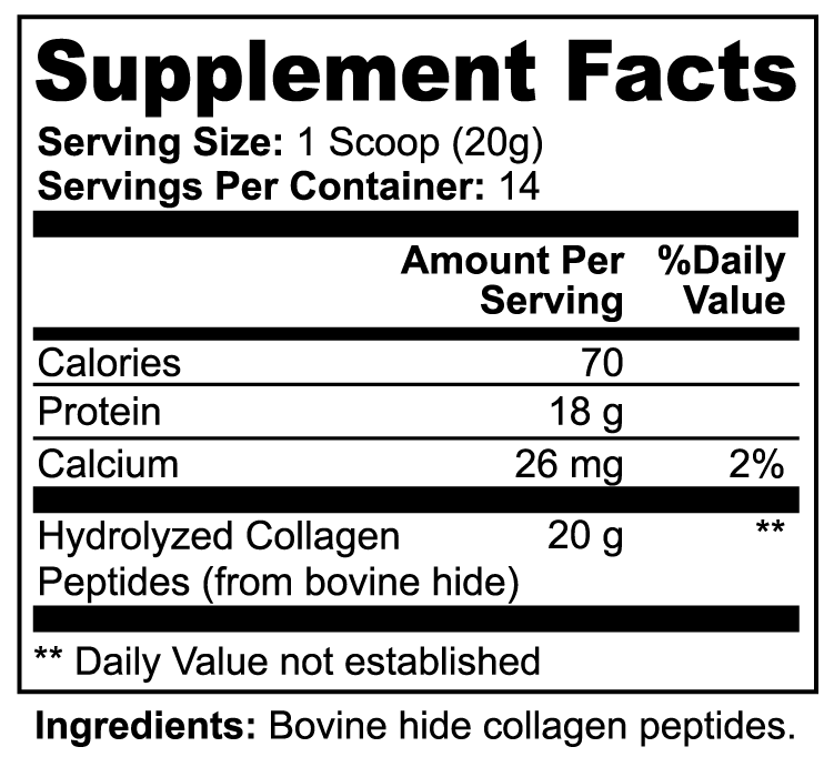 CollaPro Collagen – Skin, Hair & Joint Wellness Support | Grass-Fed Peptides | Warden Armor
