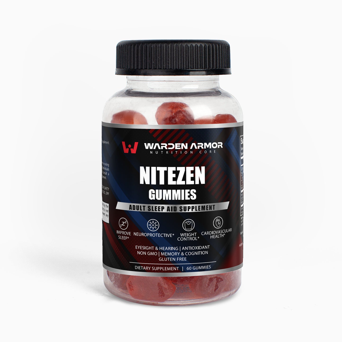 NITEZEN Sleep Gummies – Natural Sleep Support | Melatonin, Passionflower & B6 | Warden Armor