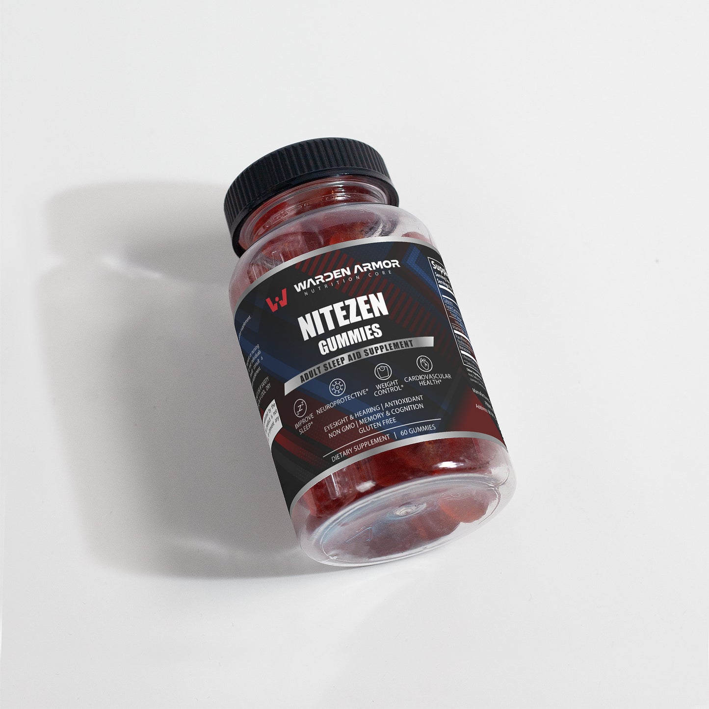 NITEZEN Sleep Gummies – Natural Sleep Support | Melatonin, Passionflower & B6 | Warden Armor