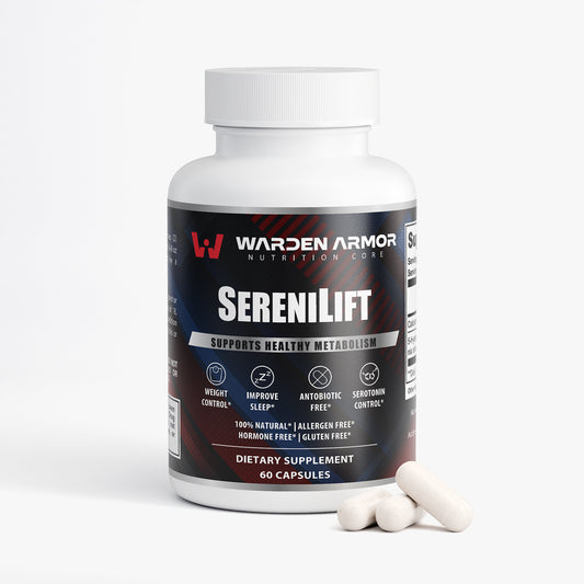 SereniLift 5-HTP – Mood & Emotional Balance Support | Natural 5-Hydroxytryptophan | Warden Armor