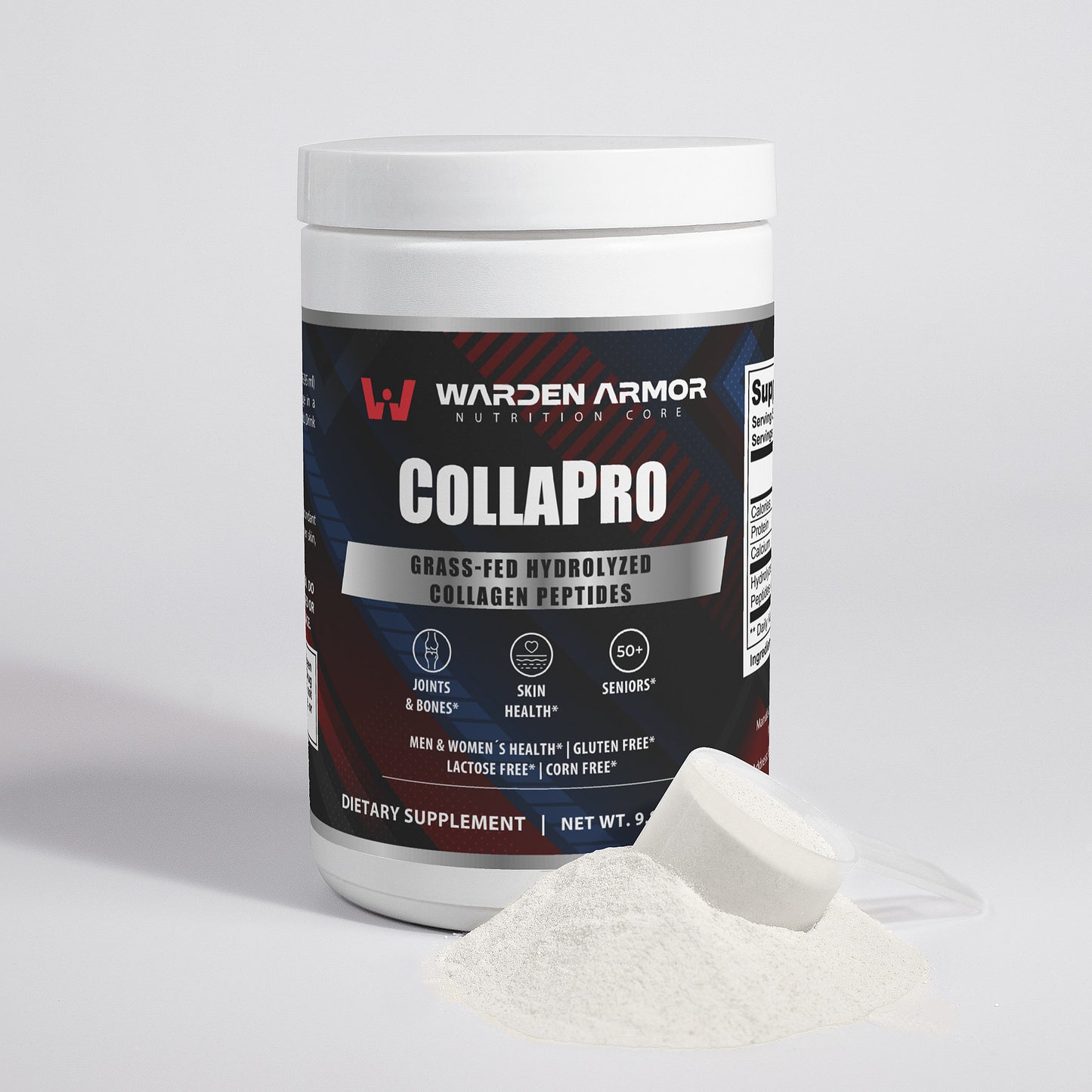 CollaPro Collagen – Skin, Hair & Joint Wellness Support | Grass-Fed Peptides | Warden Armor