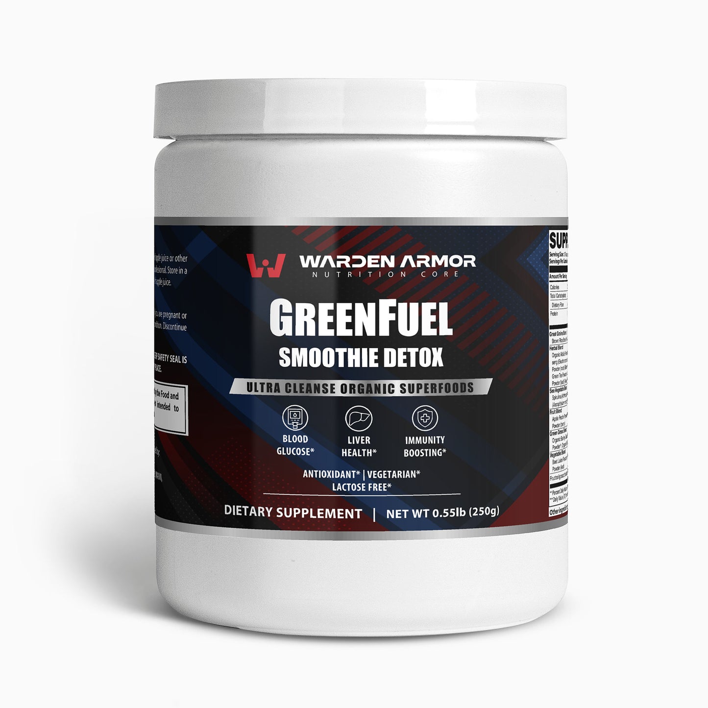 Green Fuel Superfood Greens – Organic Greens & Superfoods Powder | Daily Nutrition | Warden Armor
