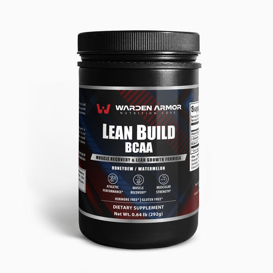 Lean Build – Amino Acid Support | BCAA + Glutamine Powder | WaterMelon | Warden Armor