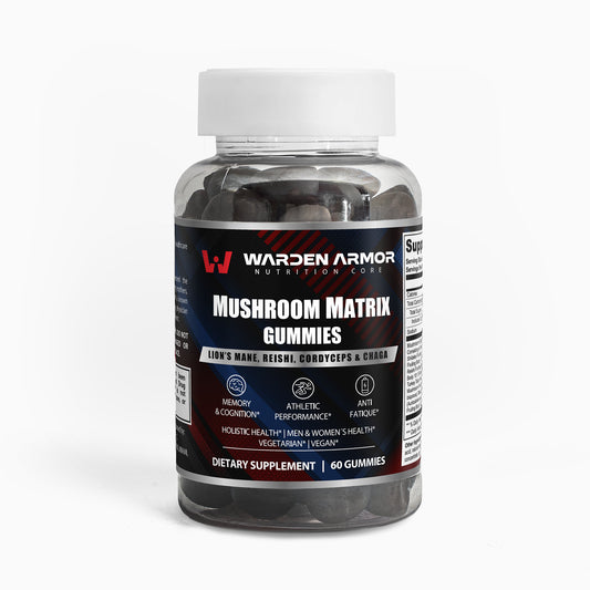 Mushroom Matrix Functional Mushroom Gummies – 10-Mushroom Wellness Blend | Warden Armor