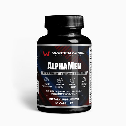 Alpha Energy – Men's Wellness Support | Herbal Vitality Capsules | Warden Armor