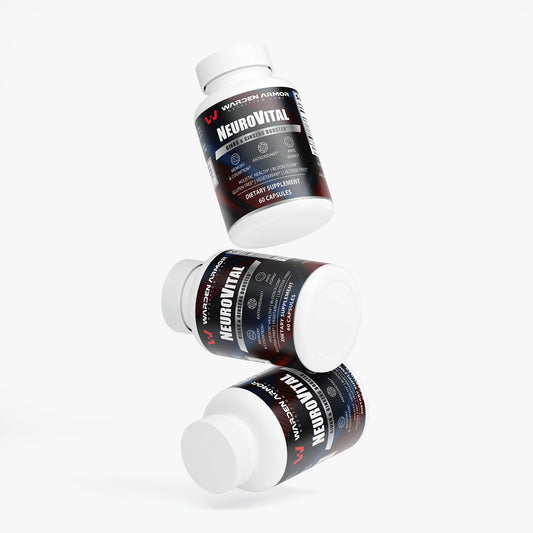 NeuroVital Boost – Mental Clarity & Focus Formula | Ginkgo + Ginseng Capsules | Warden Armor