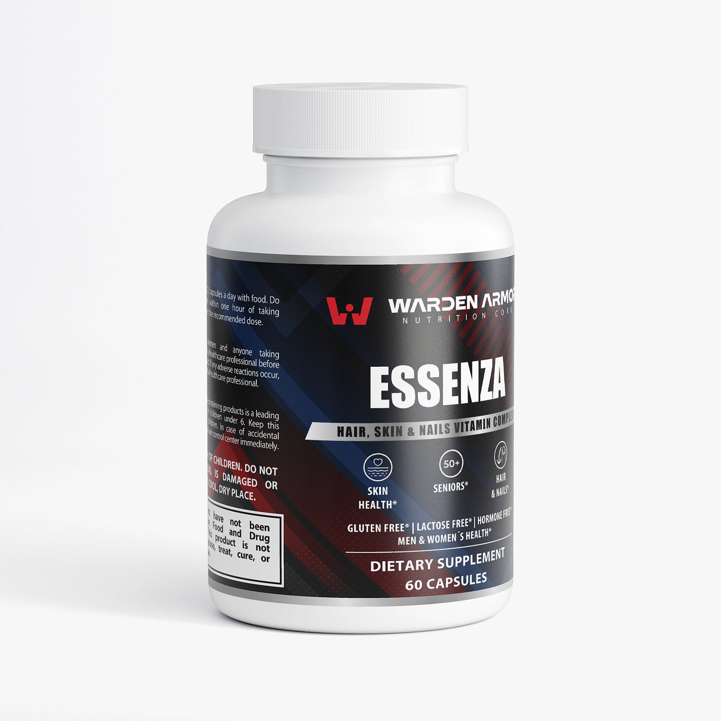Essenza Hair, Skin & Nail Vitamin Blend – Biotin & B-Complex | Beauty Wellness Support | Warden Armor