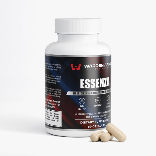 Essenza Hair, Skin & Nail Vitamin Blend – Biotin & B-Complex | Beauty Wellness Support | Warden Armor