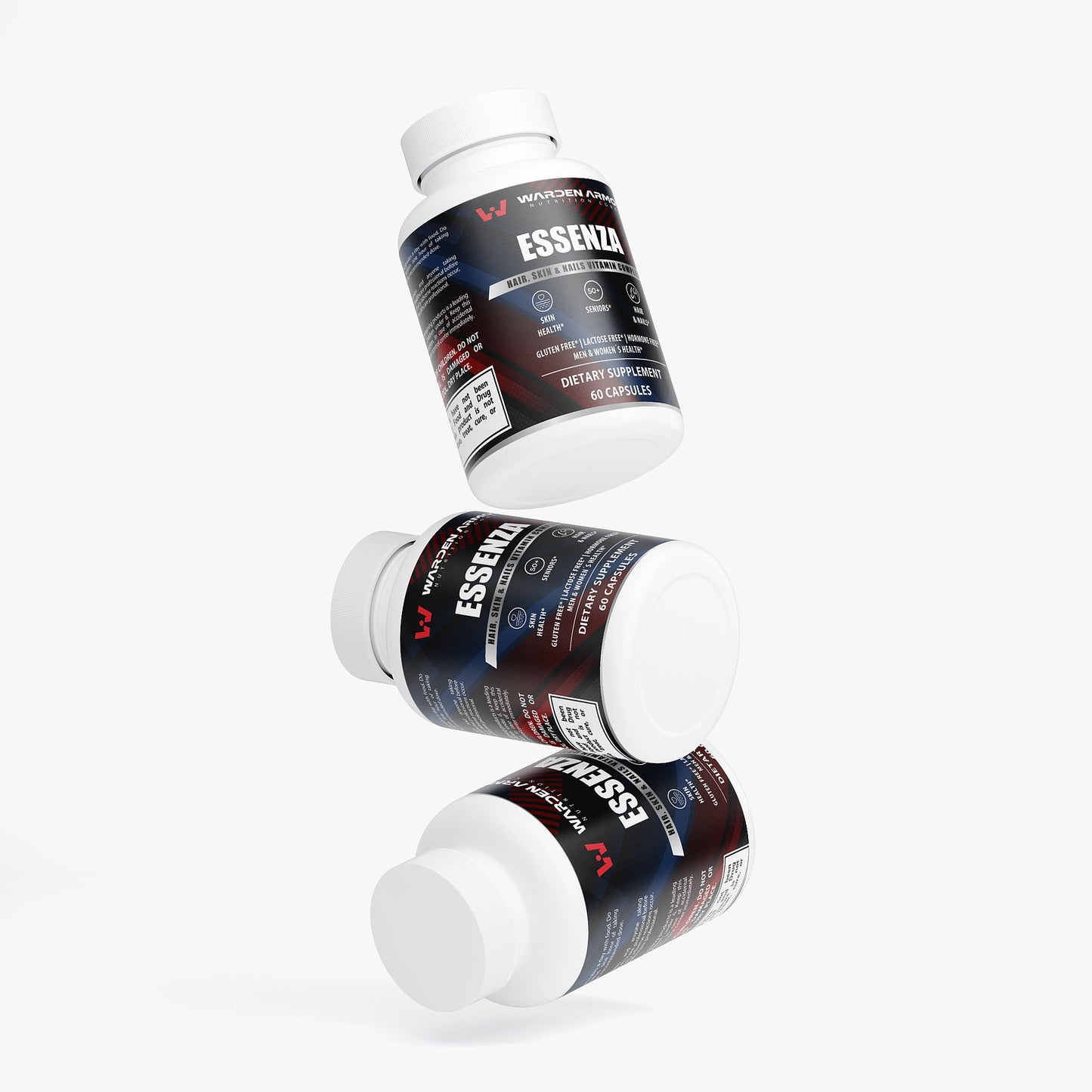 Essenza Hair, Skin & Nail Vitamin Blend – Biotin & B-Complex | Beauty Wellness Support | Warden Armor