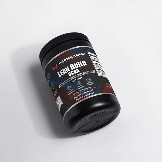 Lean Build – Amino Acid Support | BCAA + Glutamine Powder | Fruit Punch | Warden Armor