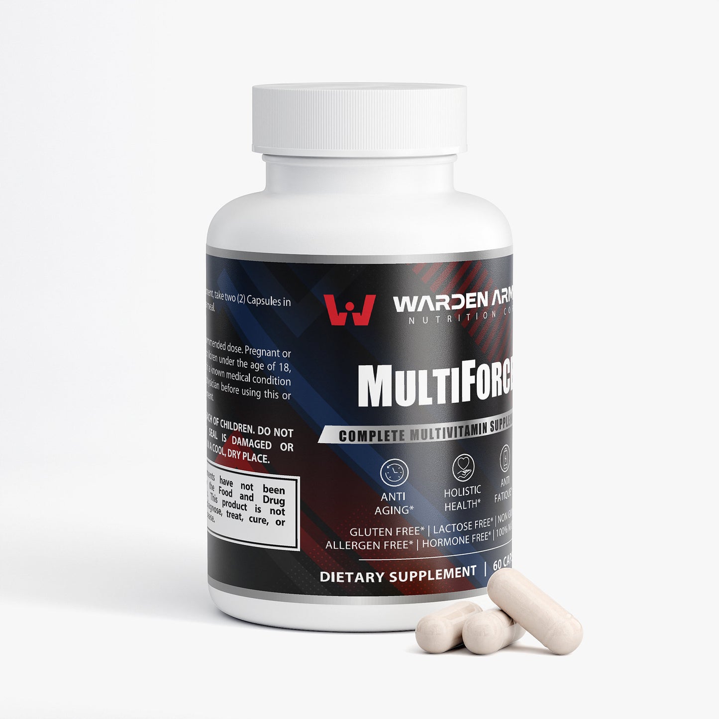 MultiForce – Daily Nutrition Support | Complete Multivitamin Capsules | Warden Armor
