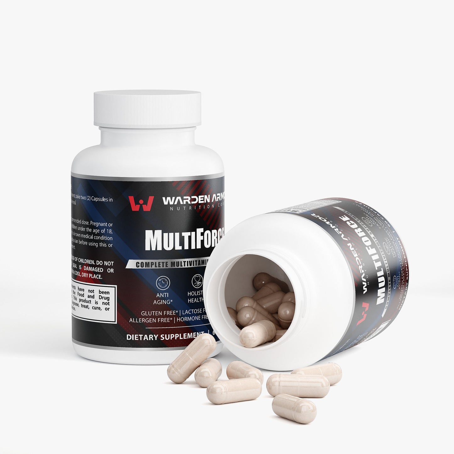 MultiForce – Daily Nutrition Support | Complete Multivitamin Capsules | Warden Armor