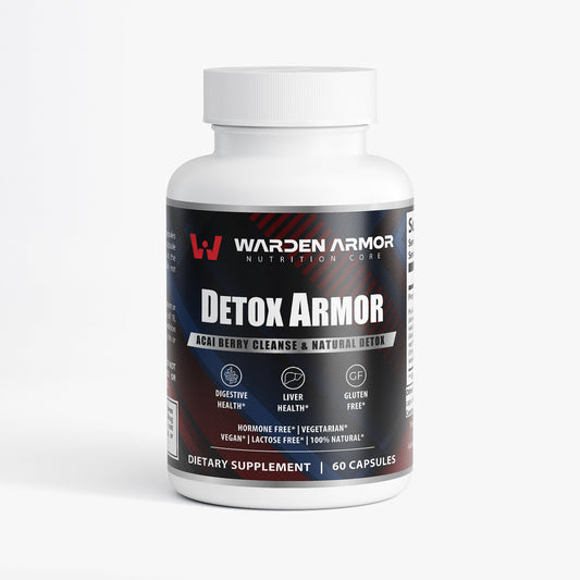 Detox Armor – Digestive Balance Formula | Acai + Psyllium Capsules | Warden Armor