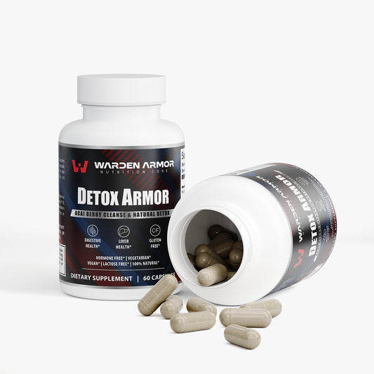 Detox Armor – Digestive Balance Formula | Acai + Psyllium Capsules | Warden Armor