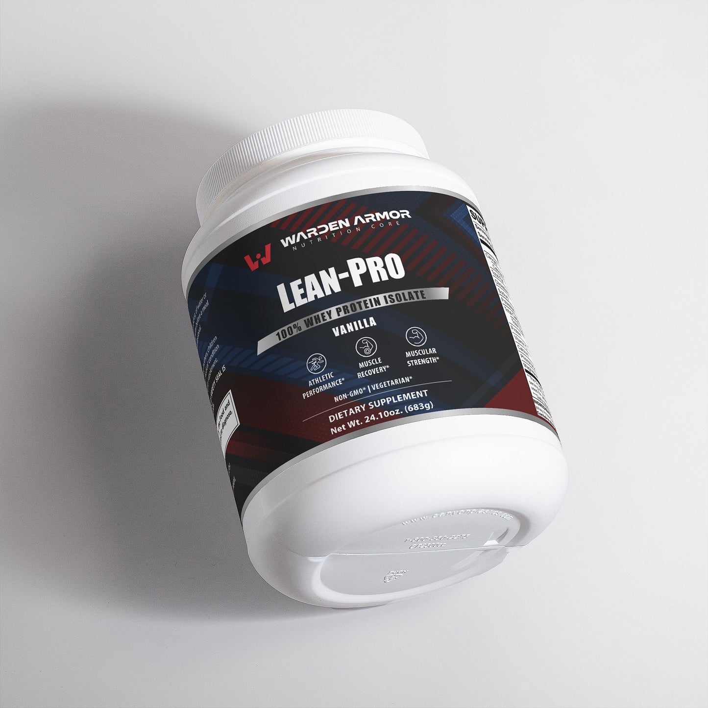 Lean-Pro Whey Protein Isolate (Vanilla) – 100% Pure Protein Powder | 25g Per Serving | Warden Armor