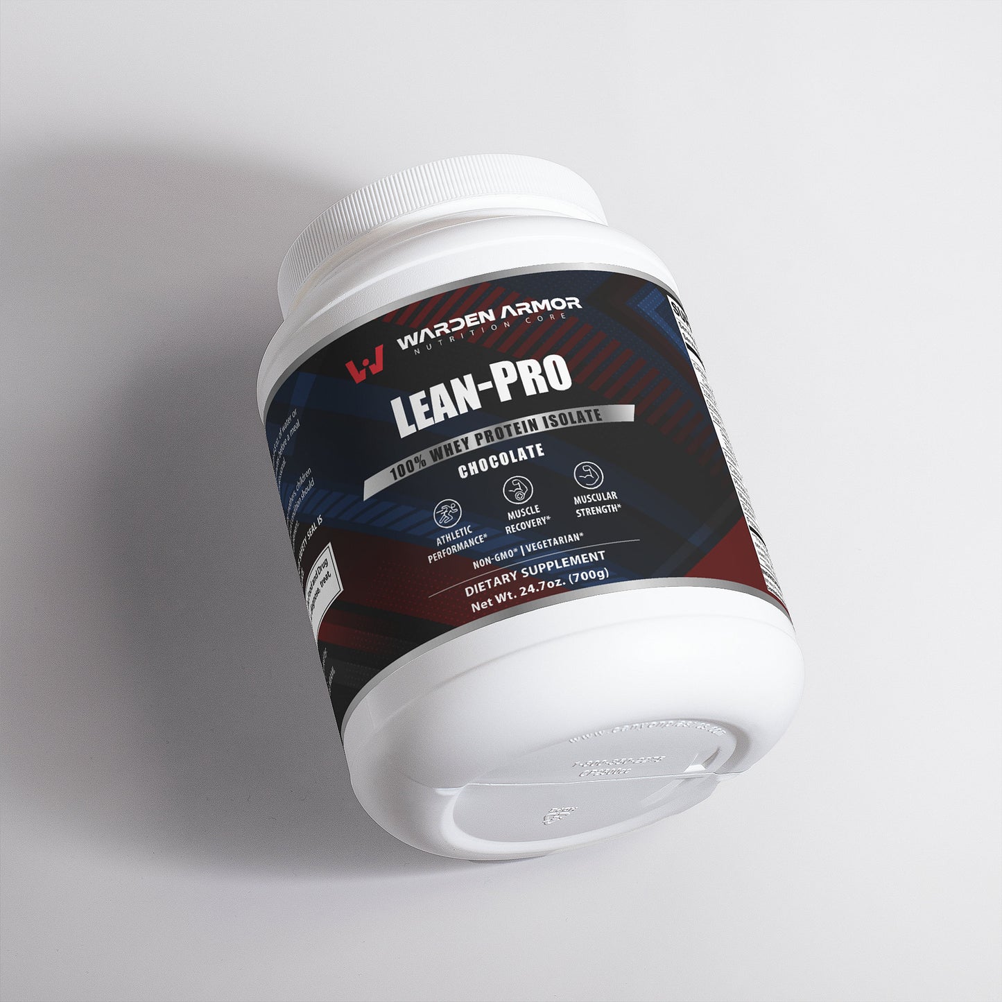 Lean-Pro Whey Protein Isolate (Chocolate) – 100% Pure Protein Powder | 25g Per Serving | Warden Armor