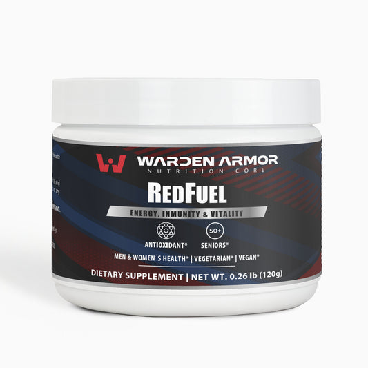 RedFuel Antioxidant Blend – Beet Root, Berries & Botanicals | Daily Vitality Support | Warden Armor