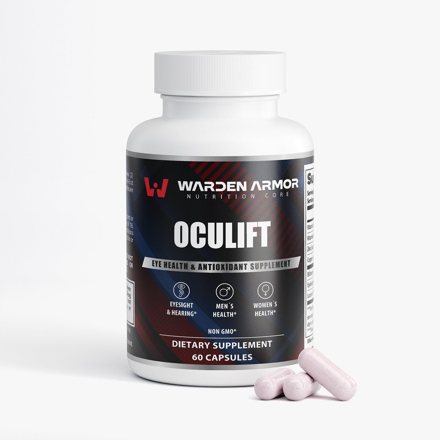 OcuLift Eye Health – Vision Wellness Support | Lutein + Bilberry Capsules | Warden Armor