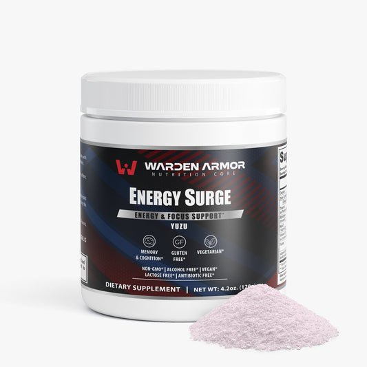 Energy Surge – Energy & Focus Support | Yuzu Flavor Powder | Warden Armor