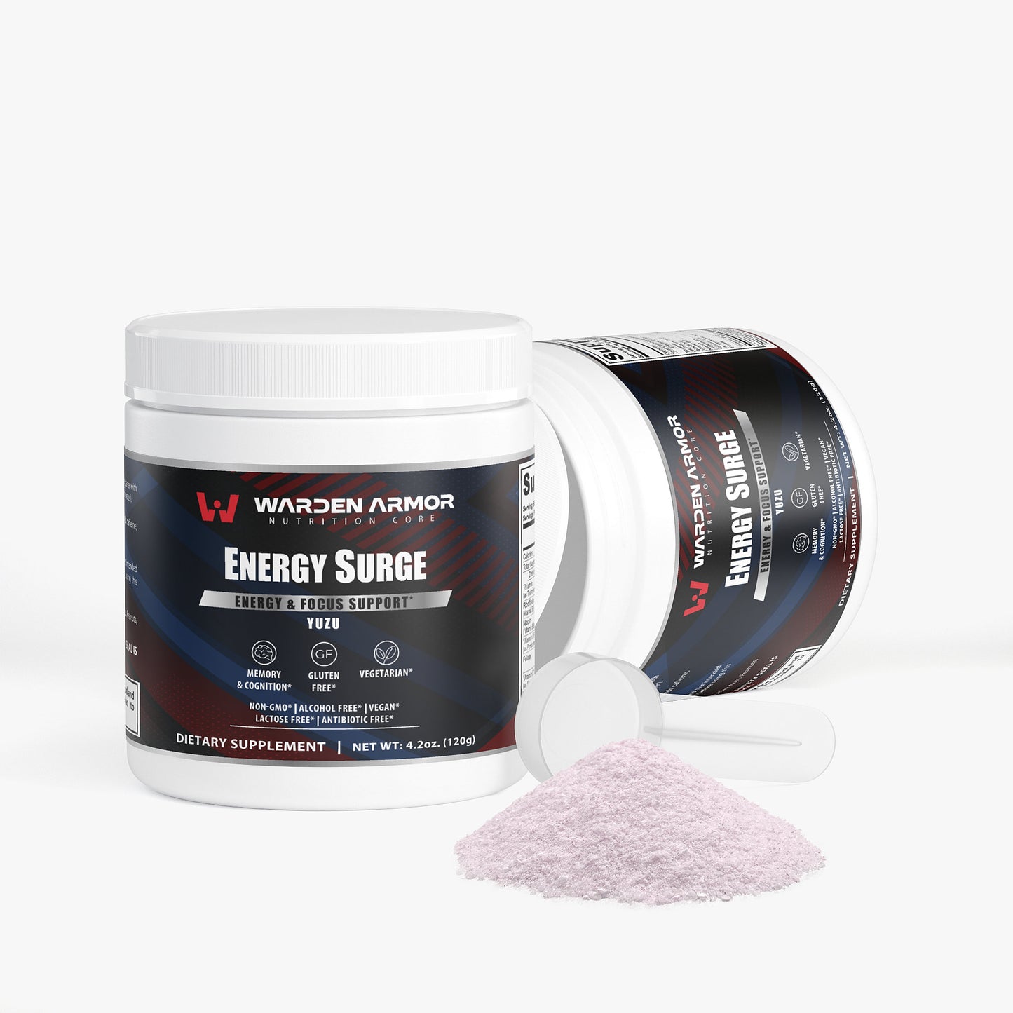Energy Surge – Energy & Focus Support | Yuzu Flavor Powder | Warden Armor