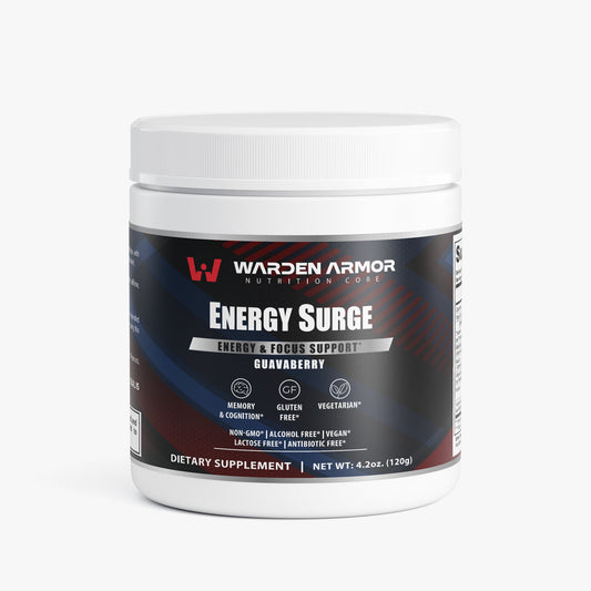 Energy Surge – Energy & Focus Support | Guava Berry Powder | Warden Armor