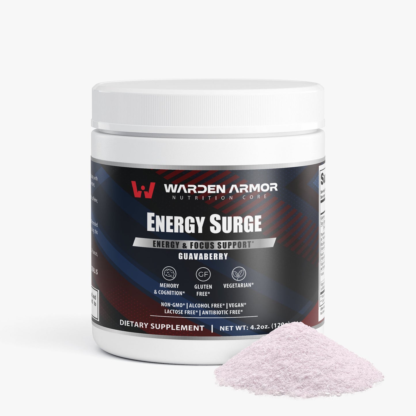 Energy Surge – Energy & Focus Support | Guava Berry Powder | Warden Armor