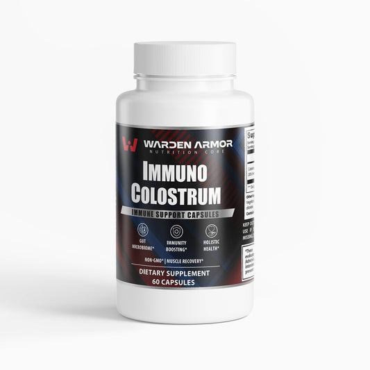 Immuno Colostrum – Daily Nutrition Formula | Bovine Colostrum Capsules | Warden Armor