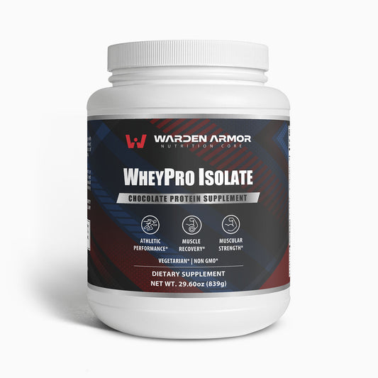 WheyPro Isolate (Chocolate) | Premium Whey Protein Isolate | Warden Armor Nutrition Core