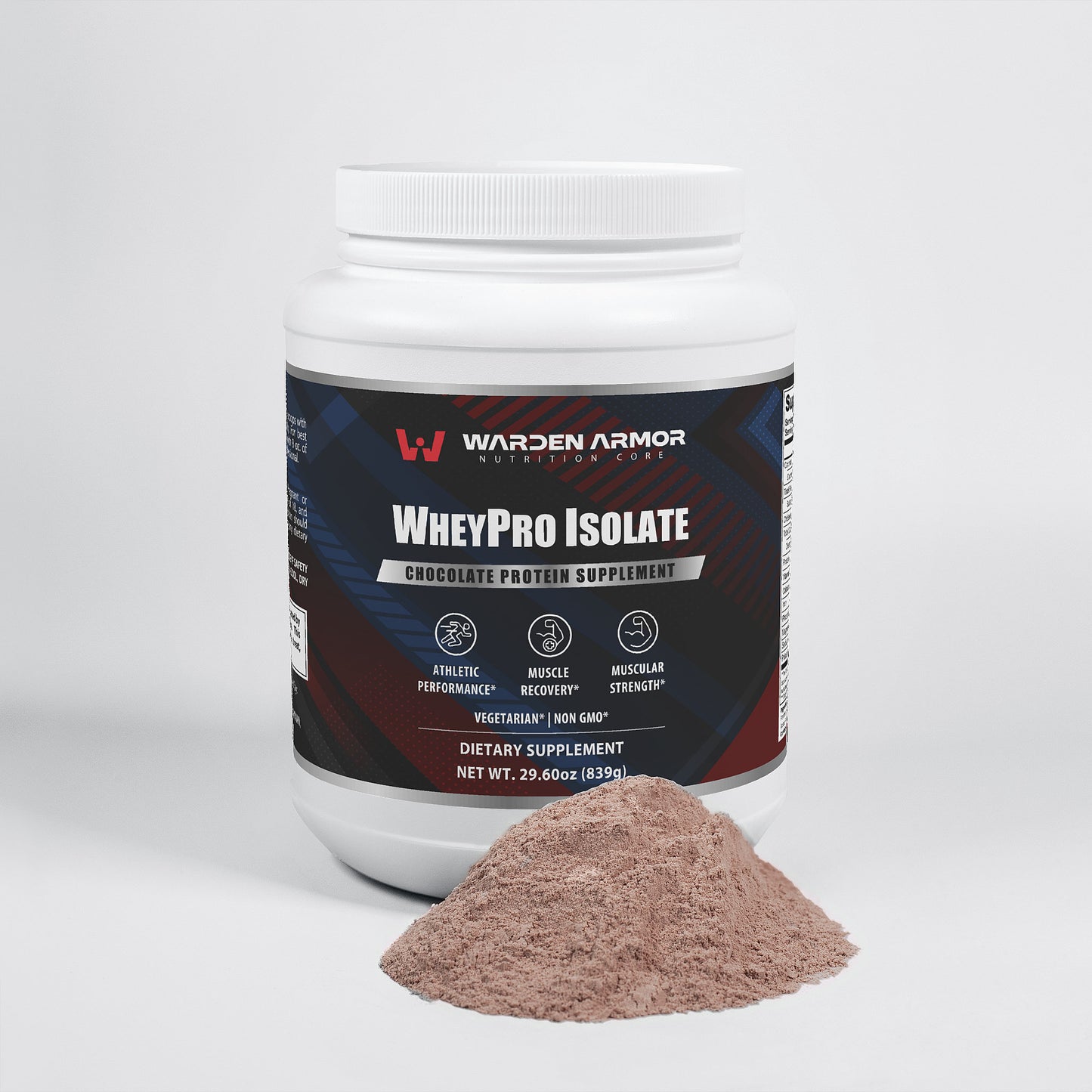 WheyPro Isolate (Chocolate) | Premium Whey Protein Isolate | Warden Armor Nutrition Core