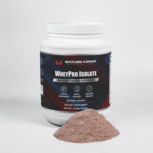WheyPro Isolate (Chocolate) | Premium Whey Protein Isolate | Warden Armor Nutrition Core
