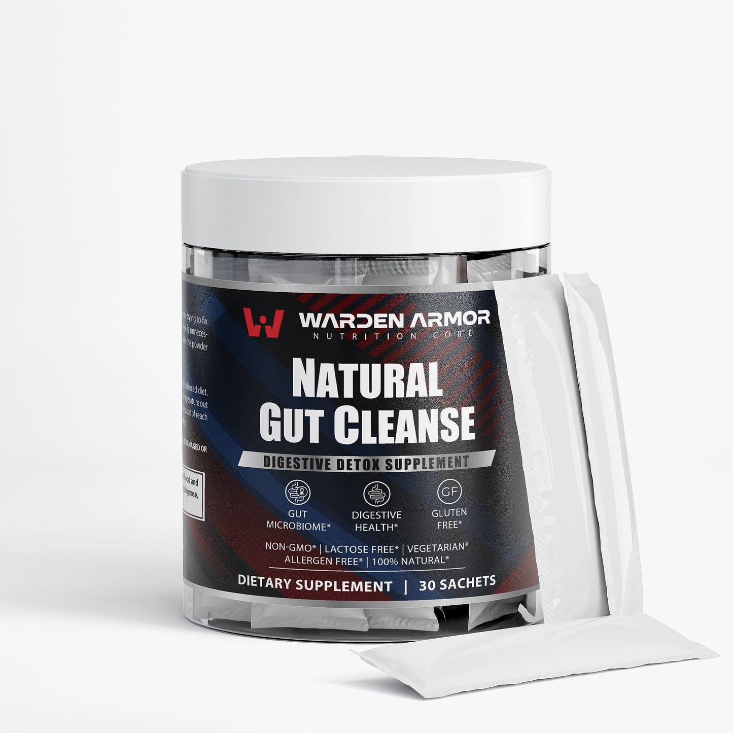 Natural Gut Support – Psyllium & Ginger Digestive Wellness Formula | Warden Armor