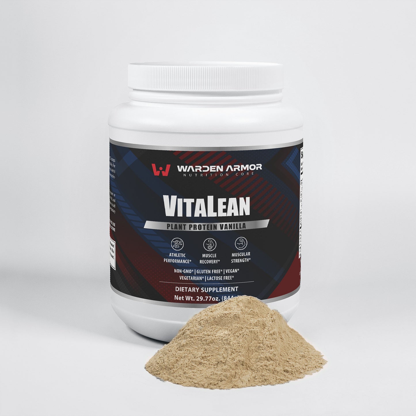 VitaLean Plant Protein (Vanilla) – Vegan Protein Powder | 20g Per Serving | Warden Armor