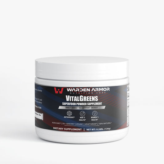 VitalGreens Superfood Powder – Plant-Based Daily Nutrition | Greens, Fruits & Botanicals | Warden Armor