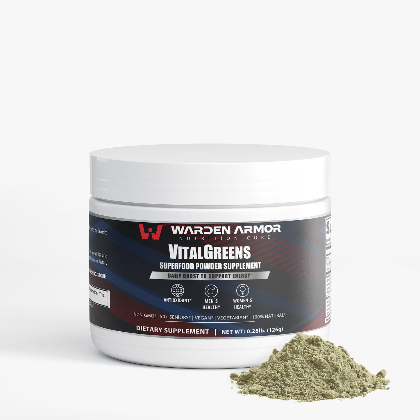 VitalGreens Superfood Powder – Plant-Based Daily Nutrition | Greens, Fruits & Botanicals | Warden Armor