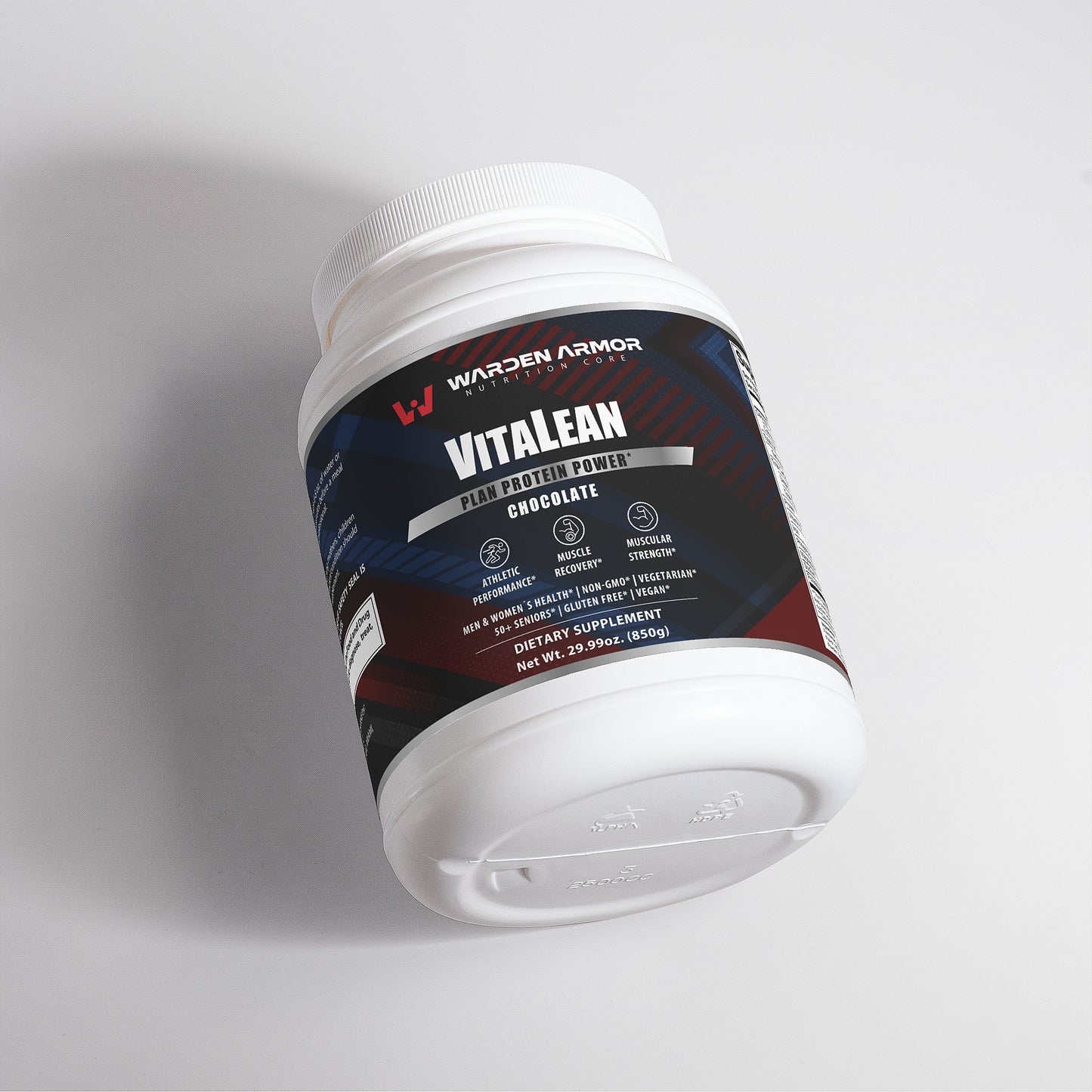 VitaLean Plant Protein – Vegan Nutrition Support | Chocolate Powder | Warden Armor