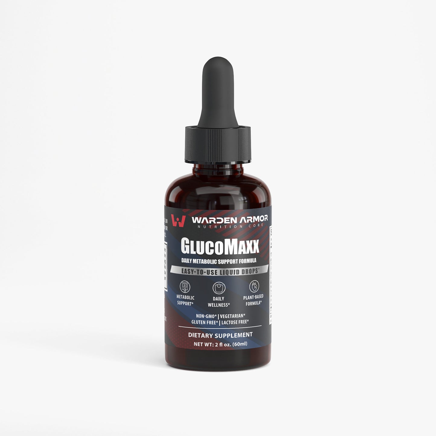 GlucoMaxx – Herbal Nutrition Drops | Botanical Blend | Liquid Formula | Warden Armor