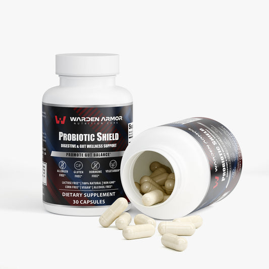 Probiotic Shield – Daily Probiotic Formula | 13 Strain Blend Capsules | Warden Armor