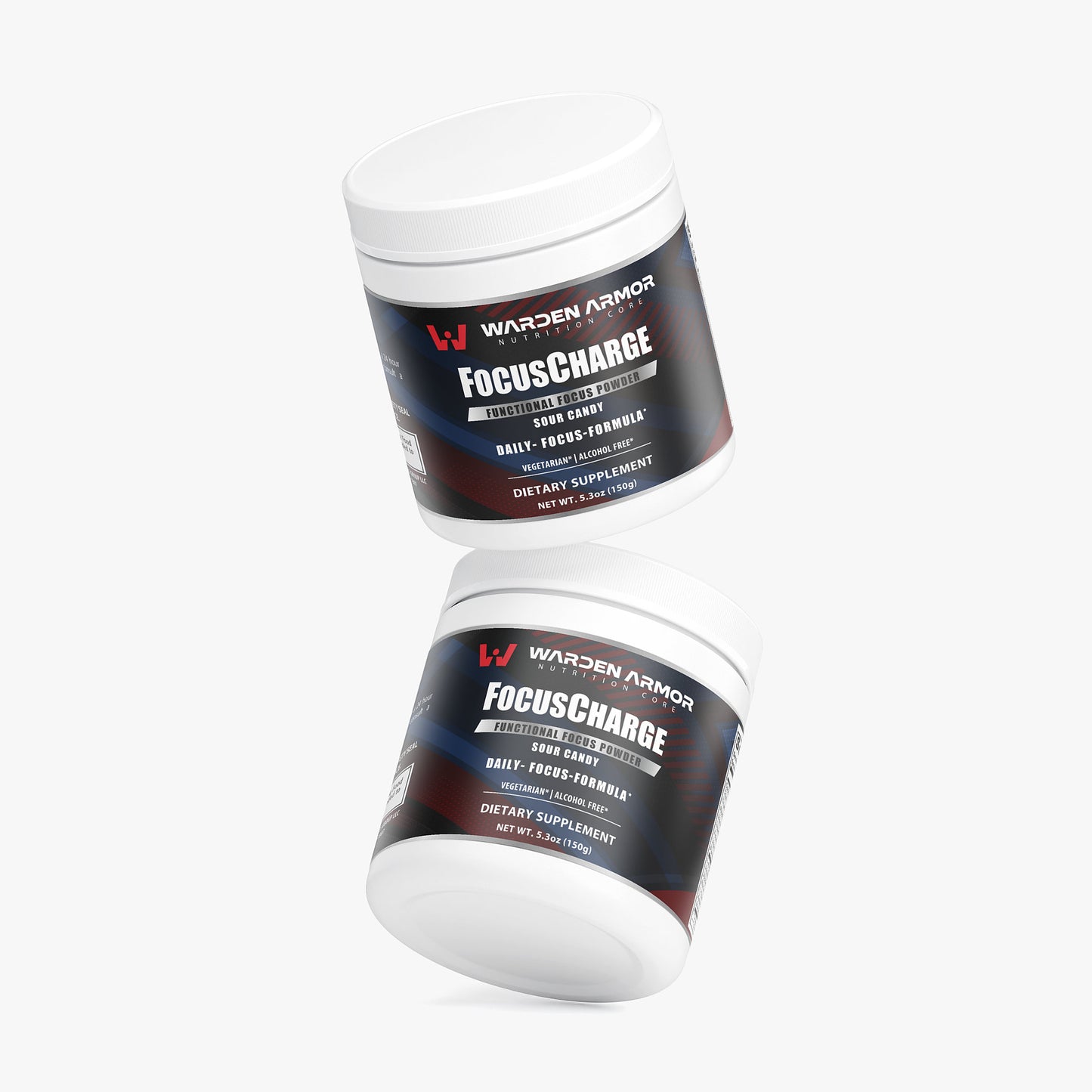 FocusCharge – Pre-Workout Powder | Caffeine + Amino Blend | Sour Candy Flavor | Warden Armor