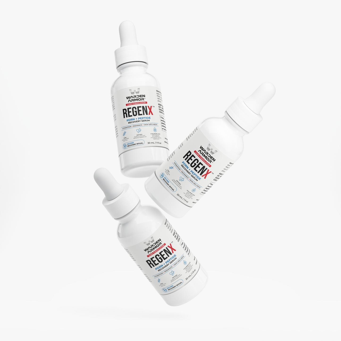 RegenX I PDRN Brightening Serum – Radiance & Hydration | PDRN + Peptides + Hyaluronic Acid | Warden Armor