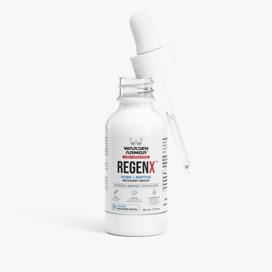 RegenX I PDRN Brightening Serum – Radiance & Hydration | PDRN + Peptides + Hyaluronic Acid | Warden Armor