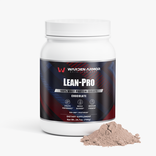 Lean-Pro Whey Protein Isolate – Chocolate | 25g Protein per Serving | Warden Armor