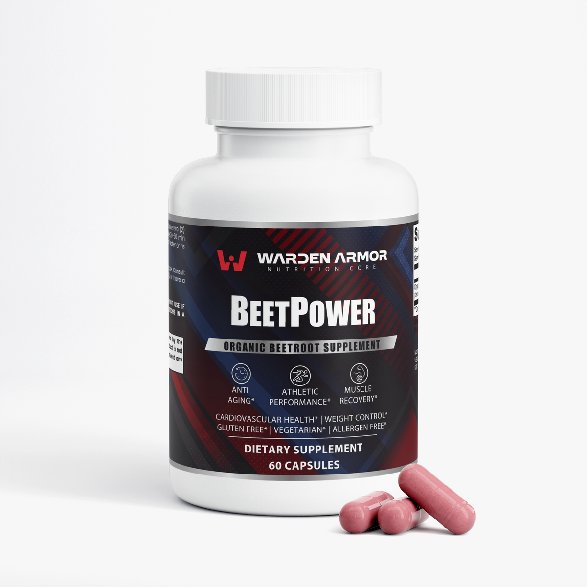 BeetPower – Caffeine-Free Pre-Workout | Organic Beetroot + Nitric Oxide Support | Warden Armor