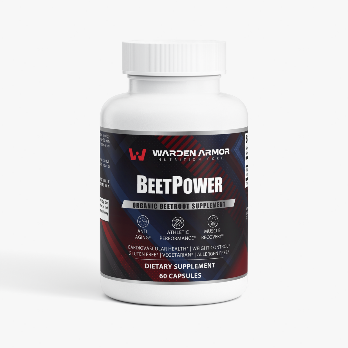 BeetPower – Caffeine-Free Pre-Workout | Organic Beetroot + Nitric Oxide Support | Warden Armor