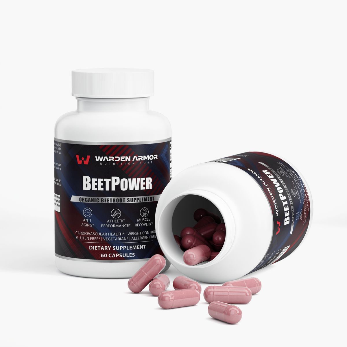 BeetPower – Caffeine-Free Pre-Workout | Organic Beetroot + Nitric Oxide Support | Warden Armor