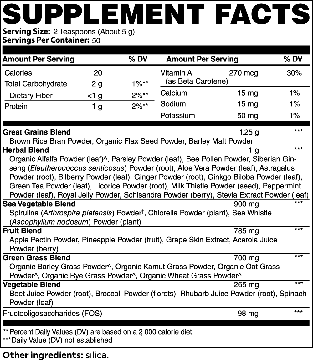 Green Fuel Superfood Greens – Organic Greens & Superfoods Powder | Daily Nutrition | Warden Armor