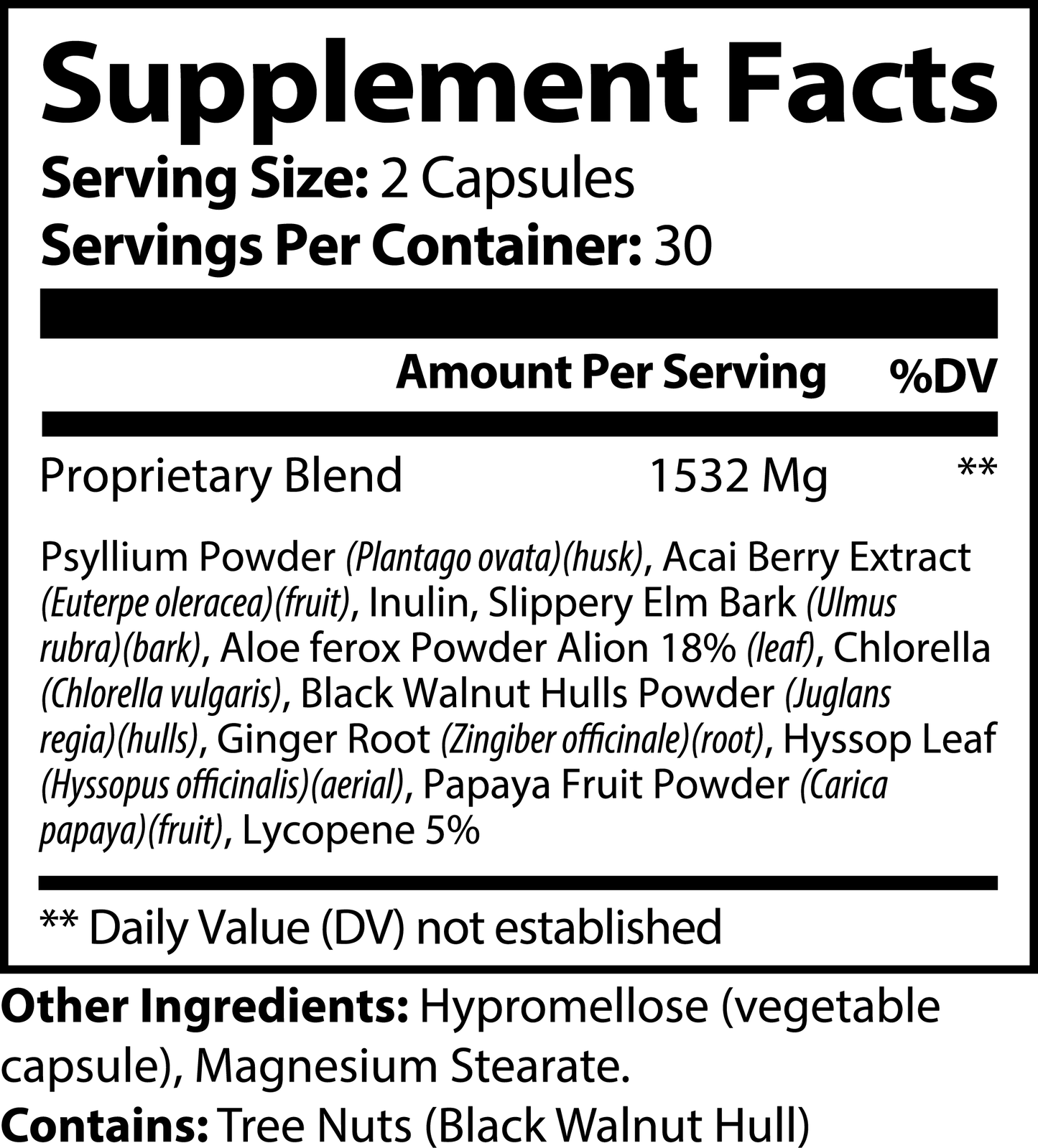 Detox Armor – Digestive Balance Formula | Acai + Psyllium Capsules | Warden Armor