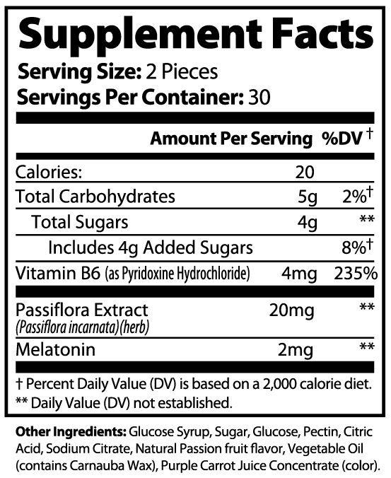 NITEZEN Sleep Gummies – Natural Sleep Support | Melatonin, Passionflower & B6 | Warden Armor