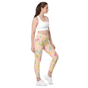 Pattern Leggings with pockets