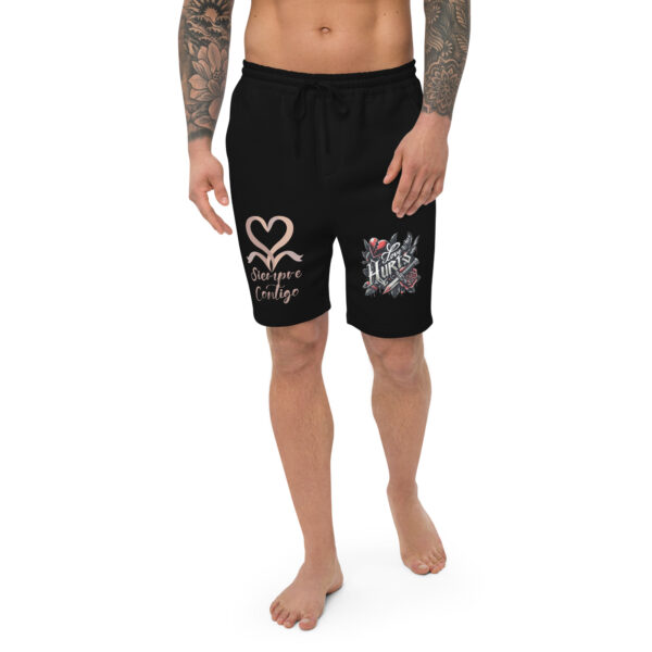 Men's fleece shorts - Imagen 2